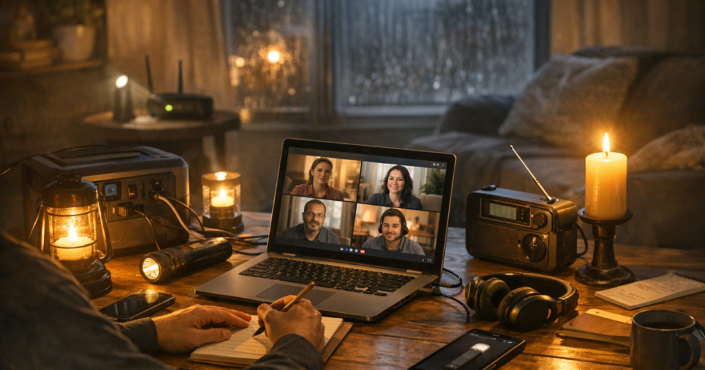 work from home blackout plan