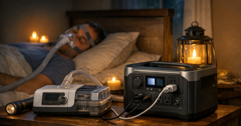 CPAP portable power station