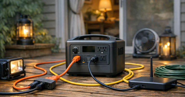 portable power station extension cords