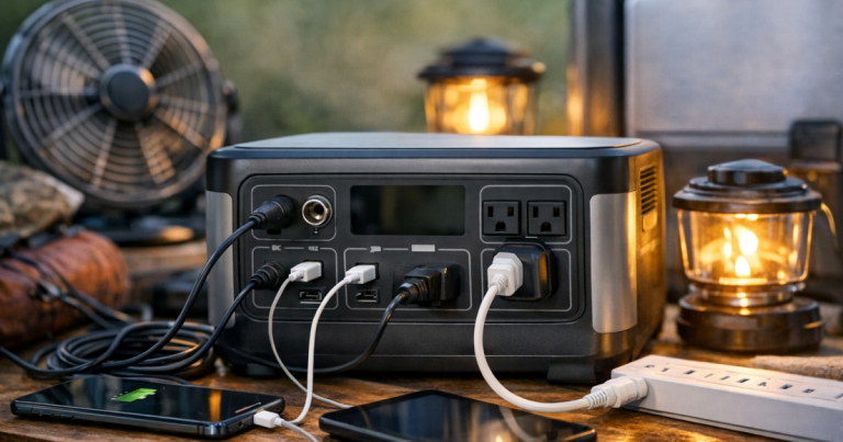 portable power station ports
