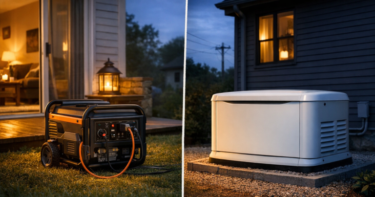 portable vs standby backup power