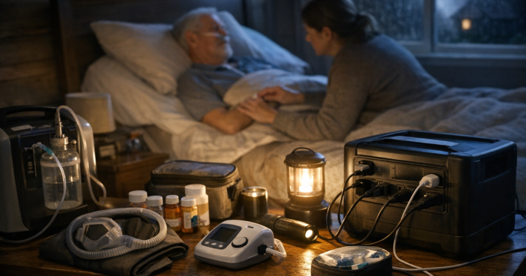 blackouts with home medical equipment
