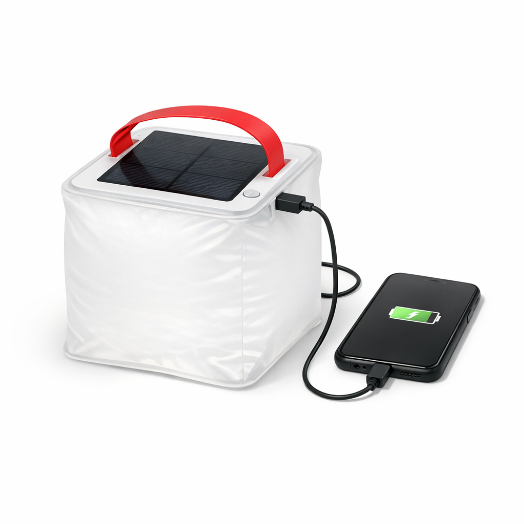 PackLite Max 2-in-1 Power Lantern — LuminAID — solar inflatable lantern and phone charger — Emergency lanterns and recha